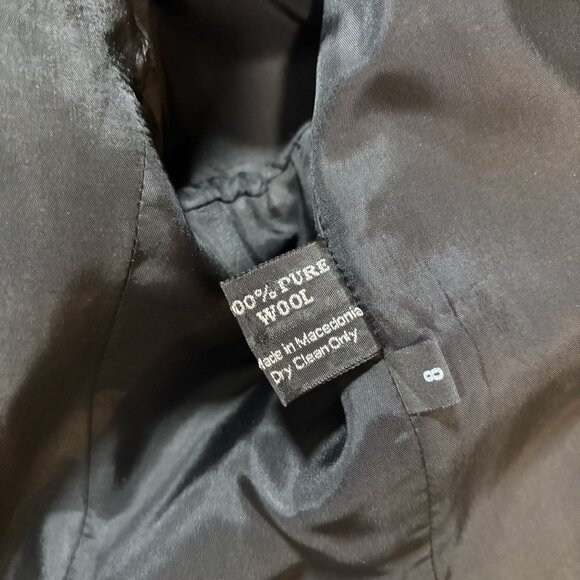 VTG 100% lambswools Collectible Gold by Sergio Sant Angelo Women 8 Blazer jacket - Picture 8 of 10